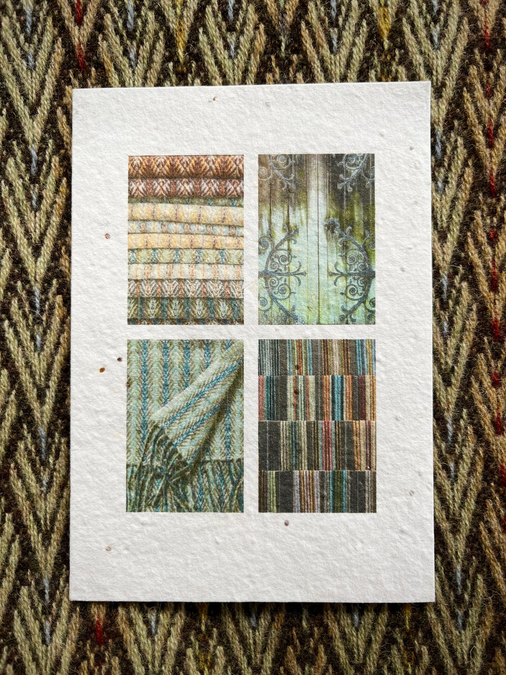 Image of Wild Flower Seeds Greetings Card No. 1 