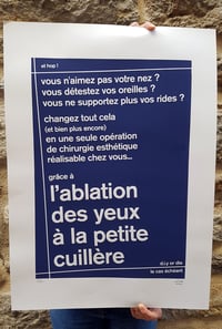 ablation des yeux - format A3