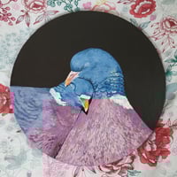 Image 1 of Pigeon Love Acrylic Painting