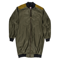 Image 2 of Takra African Longline Green Bomber Jacket