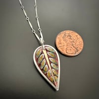 Image 2 of Variegated Leaf Pendant 
