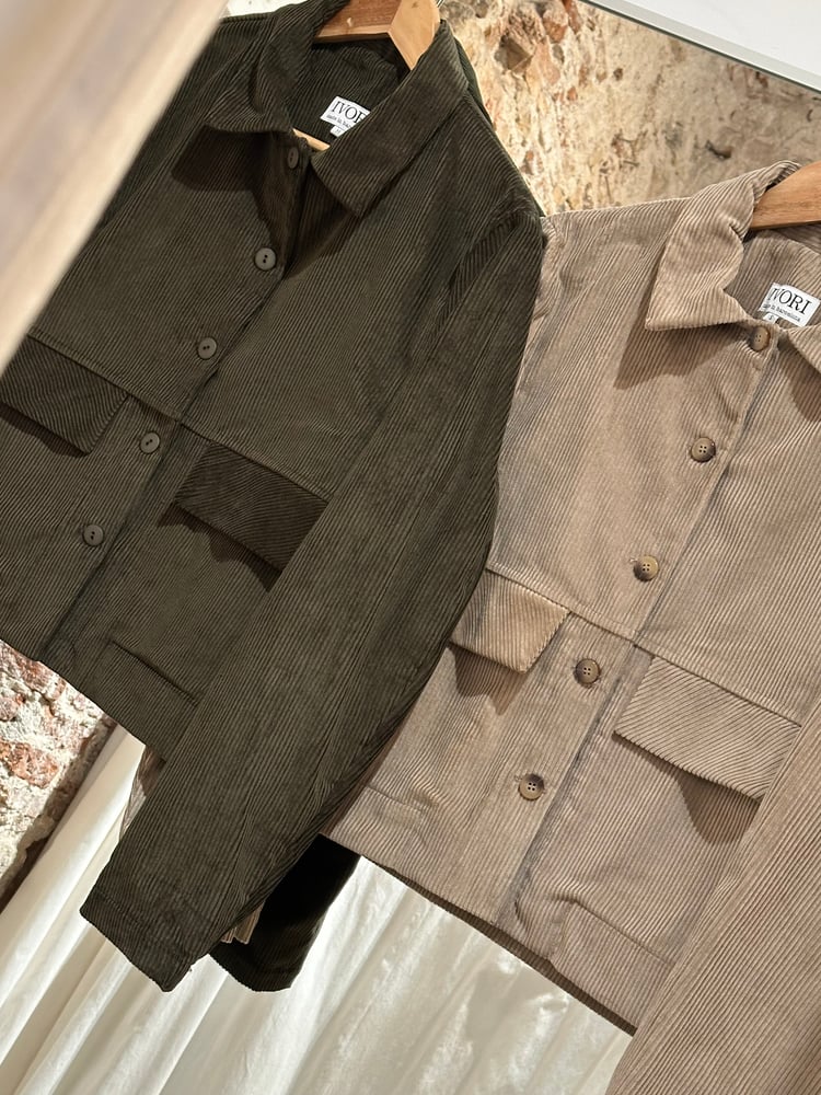 Image of UMA corduroy jacket 2 colors IVORI