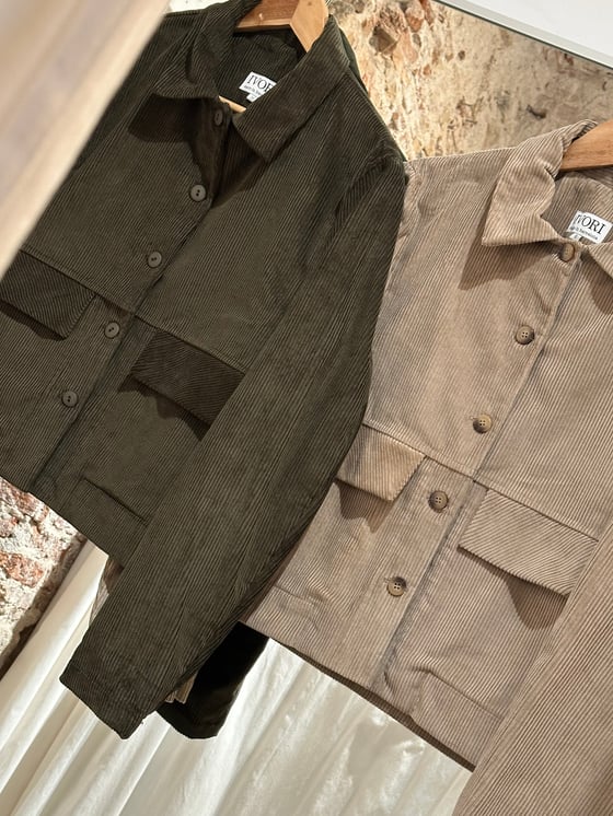 Image of UMA corduroy jacket 2 colors IVORI