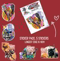 Issue 4 Sticker Pack (5 Stickers).