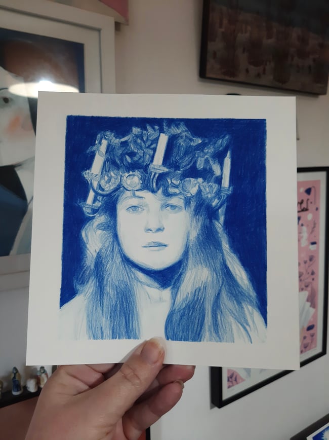 Lucienne ~ Original drawing