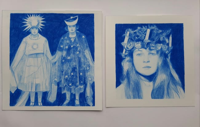 Lucienne ~ Original drawing