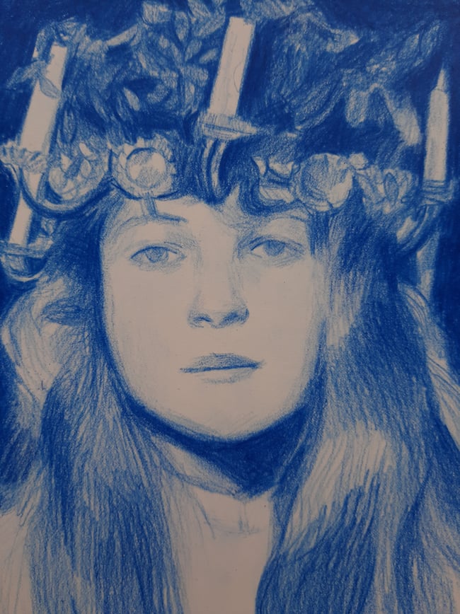 Lucienne ~ Original drawing