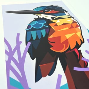 Image of Kingfisher - A3 - Limited Edition