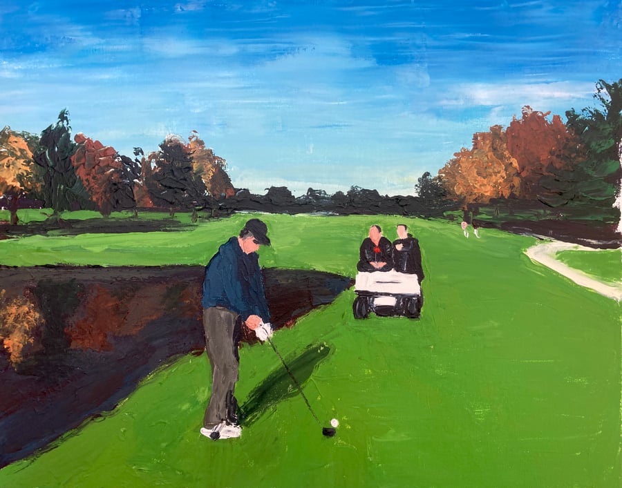 Image of You’ve got a bee on your hat (original painting)