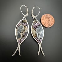 Image 3 of Assateague Fish Earrings 