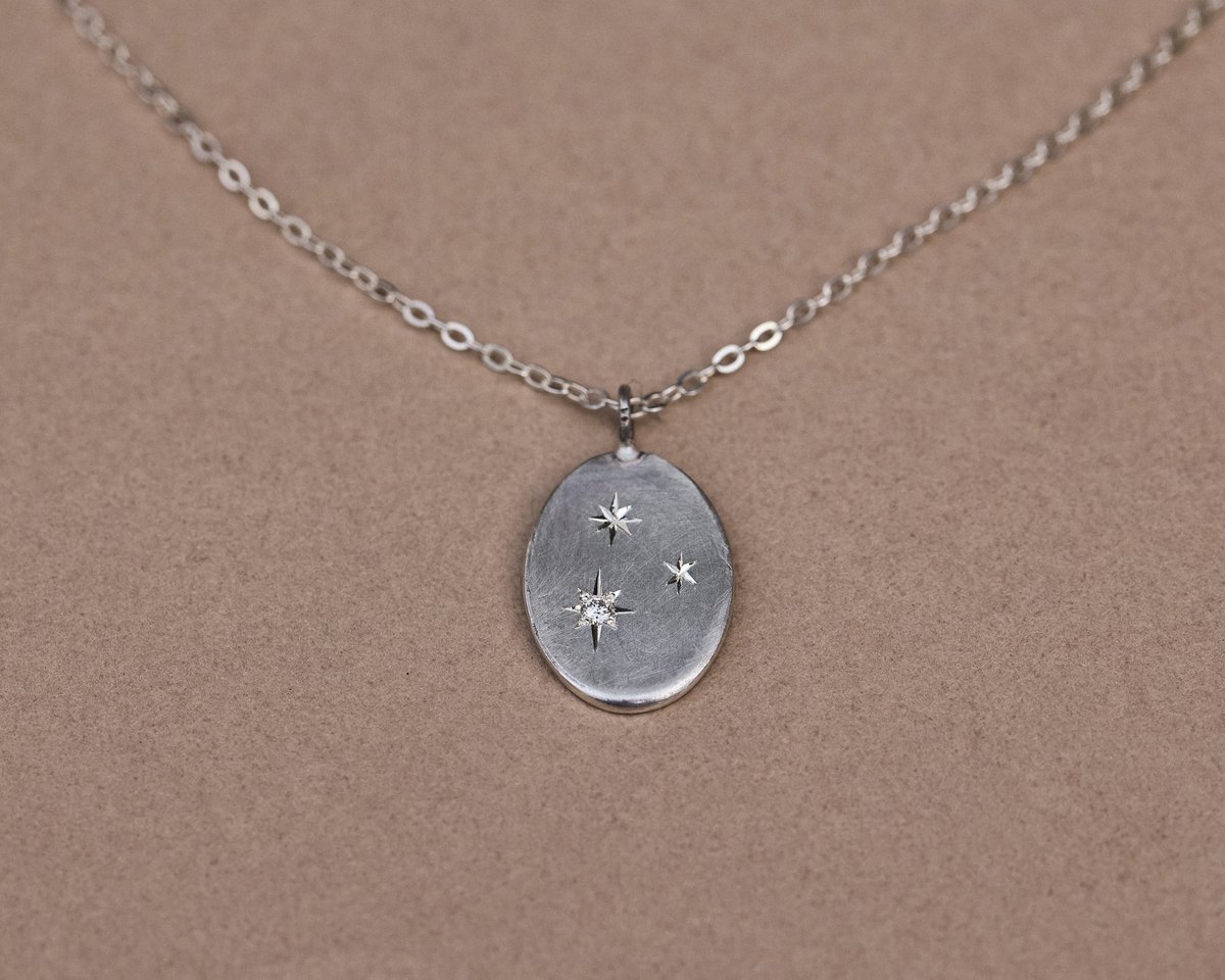 Image of Silver "Hope" necklace