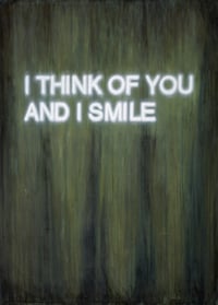 Image 1 of I THINK OF YOU AND I SMILE (ltd edition giclée print)