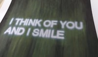 Image 5 of I THINK OF YOU AND I SMILE (ltd edition giclée print)