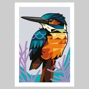 Image of Kingfisher - A3 - Limited Edition