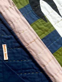 Image 2 of Swallow Wall hanging- Mushroom and navy