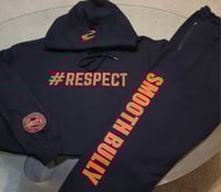 Image 2 of RESPECT Hoodie Black / Red