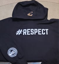 Image 1 of RESPECT Hoodie Black / White