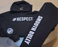 Image 2 of RESPECT Hoodie Black / White