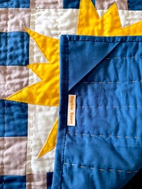 Image 2 of Bright Spark Wall hanging - Avocado green and yellow