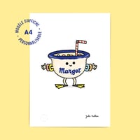 Image 3 of Bol de Thé - Affiche personnalisable