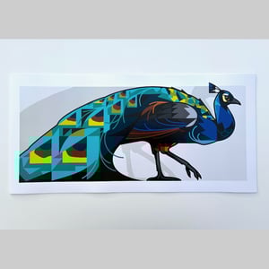 Image of Peacock Landscape - Limited Edition - Print