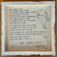 Image 2 of Be Here Now (Sunrise) Painting w/Lyrics