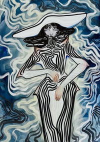 Image 4 of Original A3 illustration on wood 