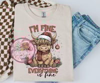 Everything's Fine Holiday Edition Graphic Tee
