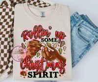 Rollin' Up Christmas Spirts  Graphic Tee (Version 1)