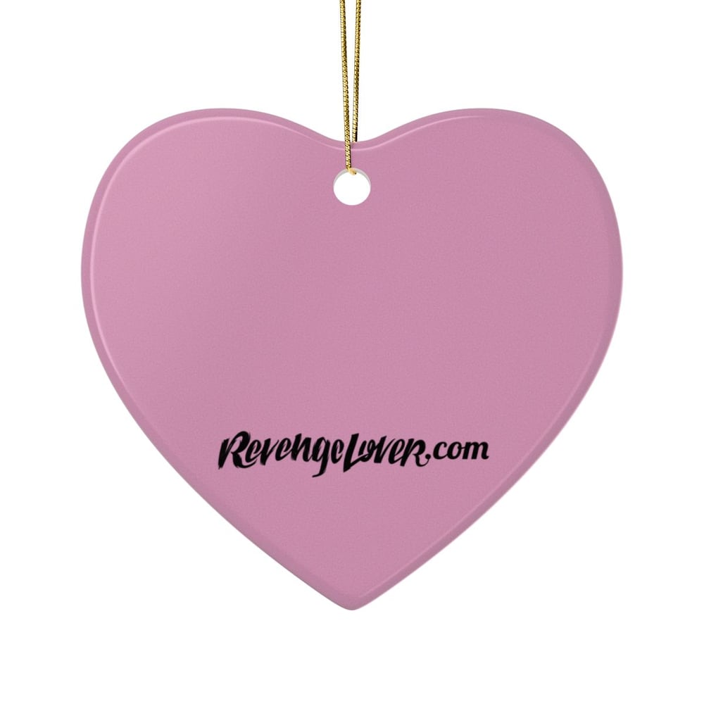 Image of Hopnonymous Hops Heart Ceramic Ornament