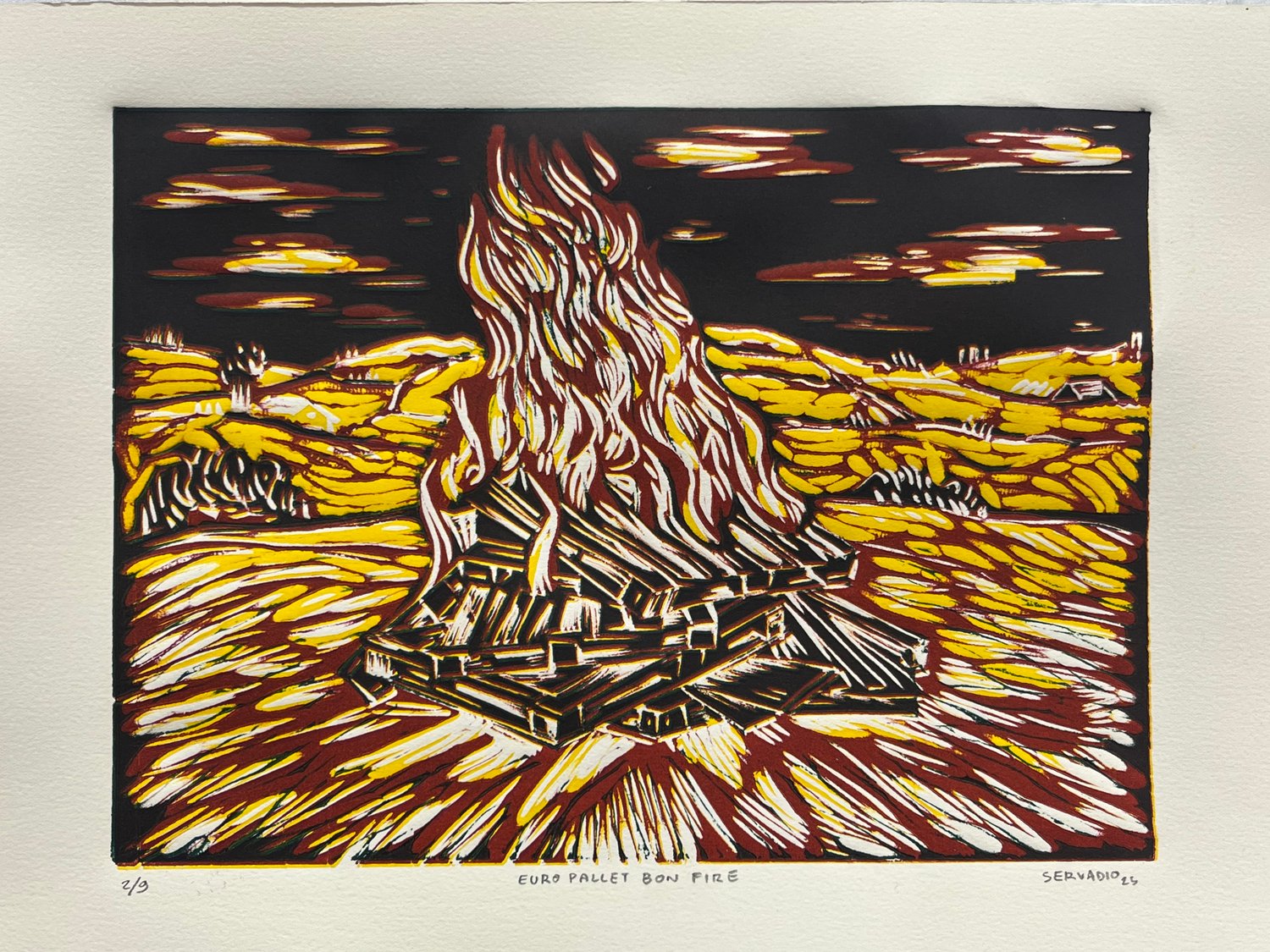 EURO PALLET BON FIRE