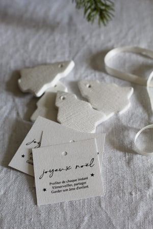 Image of Etiquette cadeau Noël s'émerveiller