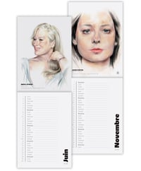 Image 2 of "Actrices 1" Calendar 2026