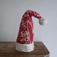 Image 4 of Handmade Wonky Weathered Santa Hat D
