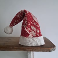 Image 2 of Handmade Wonky Weathered Santa Hat D