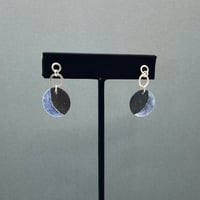 Image 5 of Crescent Moon Drop-stud Earrings