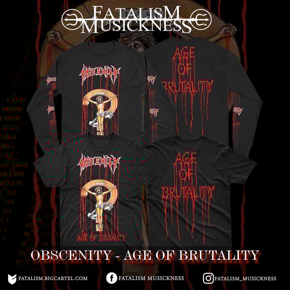 OBSCENITY - AGE OF BRUTALITY (T-SHIRT & LONGSLEEVE)