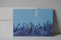 Image 1 of Geese gathering notecards