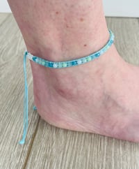 Image 3 of Blue Lagoon Corded Anklet