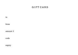 Image of Gift Card