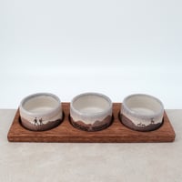 Image 9 of Large Stoneware Hikers Serving Set