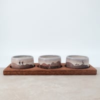 Image 5 of Large Stoneware Hikers Serving Set