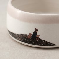 Image 5 of Snowdrops Stoneware Cereal Bowl (pink)
