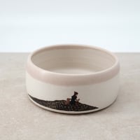 Image 1 of Snowdrops Stoneware Cereal Bowl (pink)