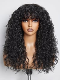 Image 1 of Liyah Wet n wavy bang wig