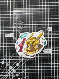 Image 2 of Mech Hedz sticker pack