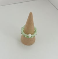 Image 2 of Tropical Palms Beaded Ring Set