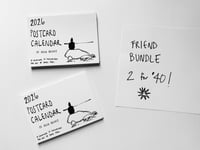 2026 Postcard Calendar: Friend Bundle