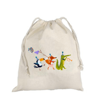 Pochon Toucan Renard et Crocodile