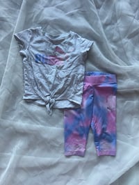 Image 1 of Puma Tee Capri Leggings Set